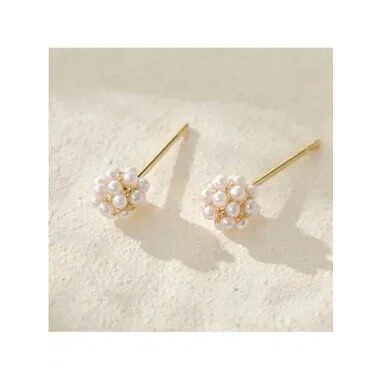 New! Gold Petite Pearl Micro Post Earrings (3033) Nwot
